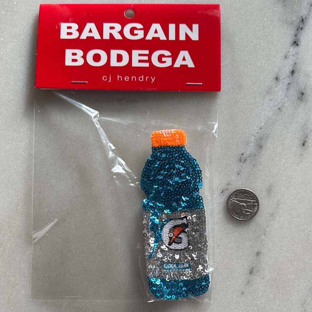 CJ Hendry Bargain Bodega Sequin Gatorade Bottle Patch